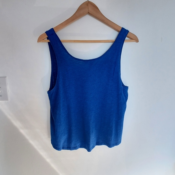 🎀2/$12🎀 H&M Basics Royal Blue Loose Tank Top - Picture 2 of 4